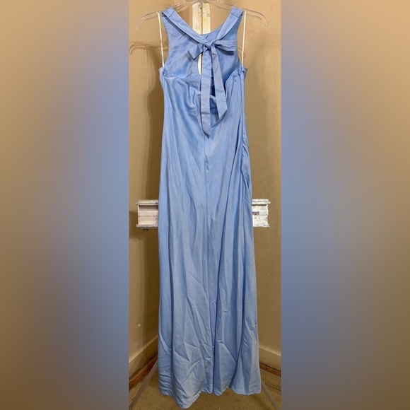 Hello Molly Elegant Blue Sleeveless Dress Sz M - Picture 3 of 8